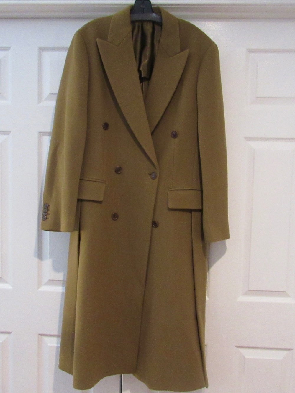 NWT NEW PHOEBE PHILO $5800 Women's "Man's Coat" Cashmere Wool Dbl Breasted Coat